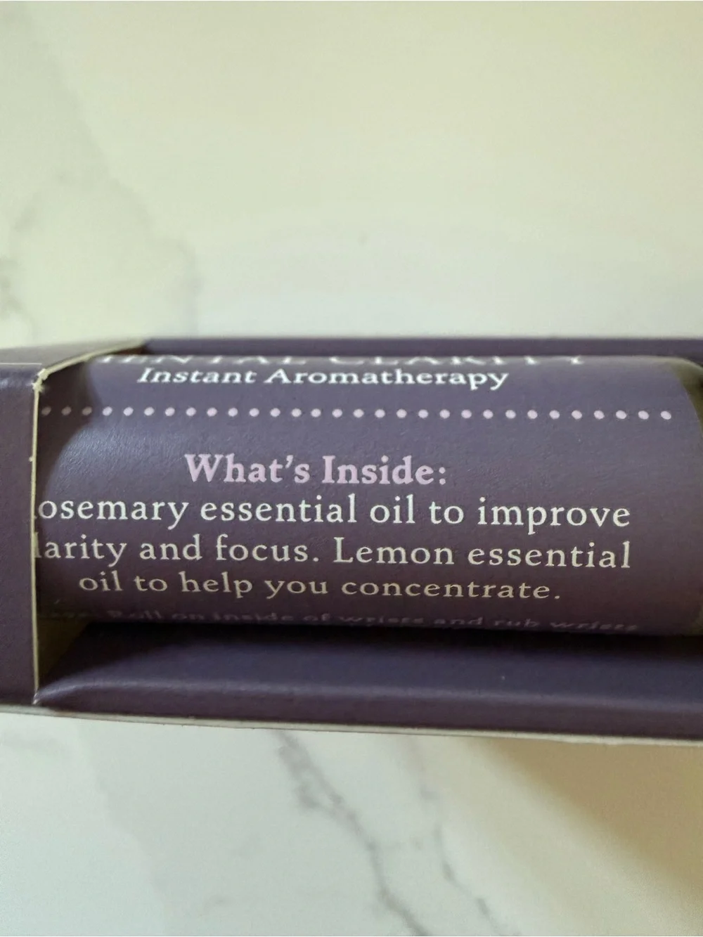 Bath & Body Works Aromatherapy‎ Mental Clarity Roll On Roller NIB Rosemary Lemon